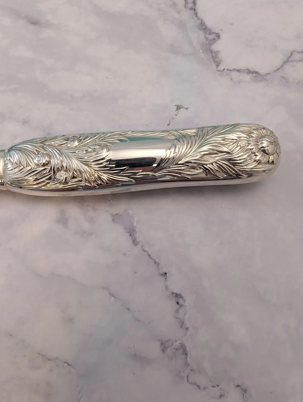 Tiffany & Co. Chrysanthemum Sterling Silver Cake Knife 12.5